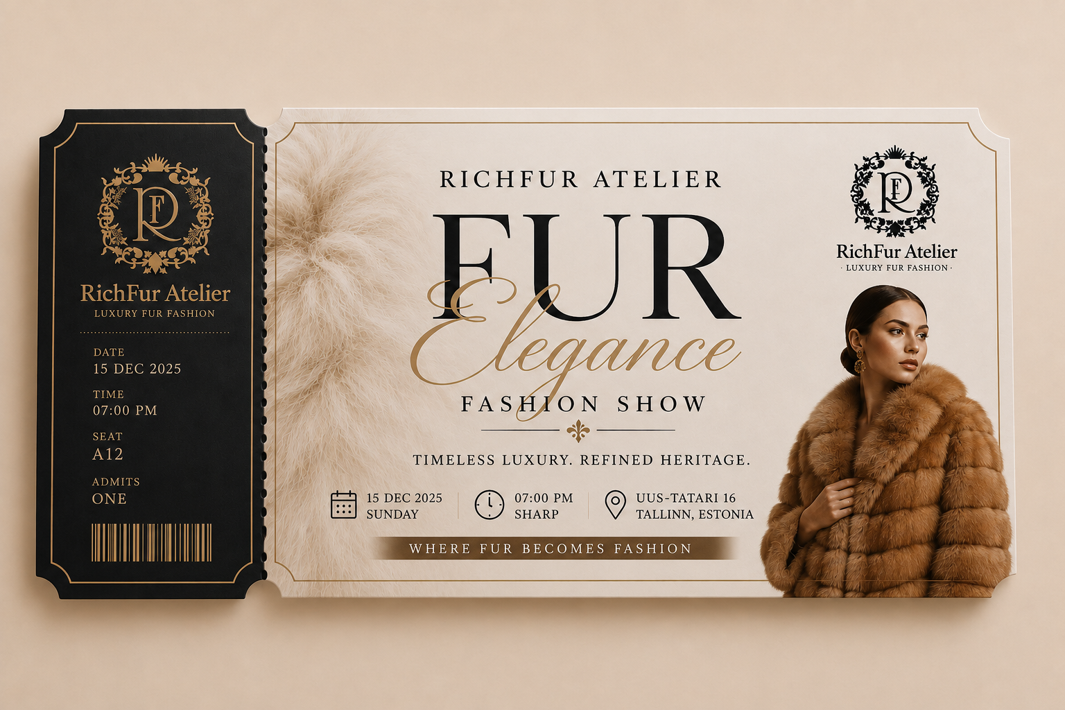 RichFur Atelier Private Fur Fashion Show